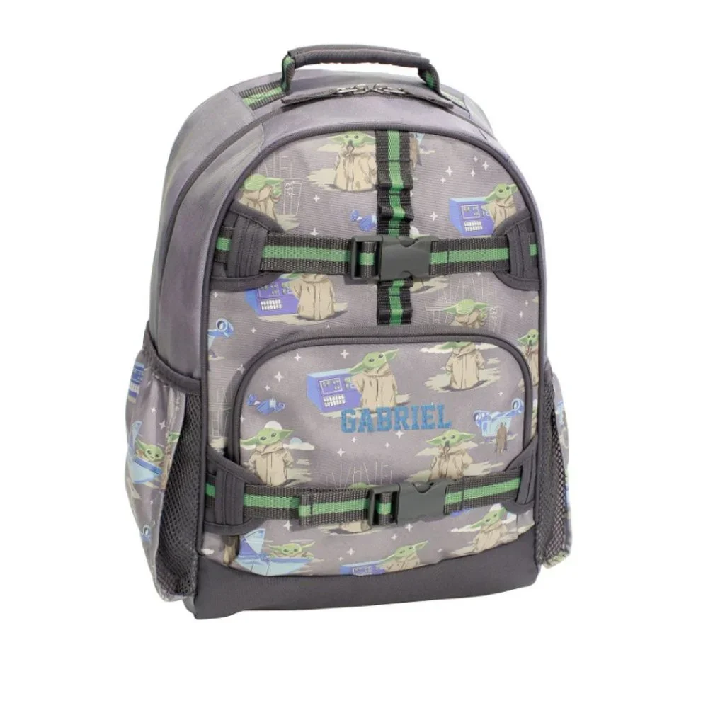 Pottery Barn Mackenzie The Mandalorian Grogu Glow-in-the-Dark Backpack Small